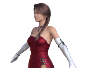 Agent Girl Realistic Character 3D Model