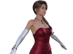 Personaje realista de chica agente Modelo 3D