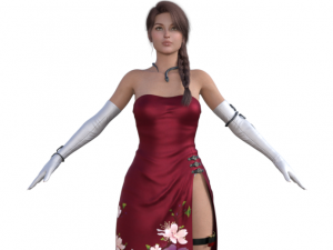 Agent Girl Realistic Character 3D Model