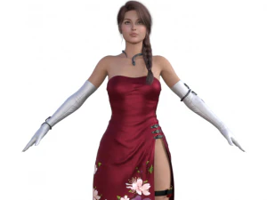 Personaje realista de chica agente Modelo 3D