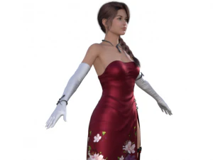Personaje realista de chica agente Modelo 3D