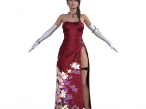 Personaje realista de chica agente Modelo 3D