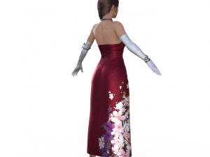 Agent Girl Realistic Character 3D Model