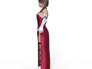 Personaje realista de chica agente Modelo 3D