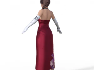 Personaje realista de chica agente Modelo 3D