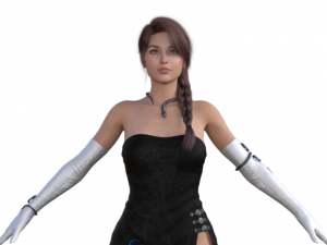 Agent Girl 02 Realistic Character 3D 모델