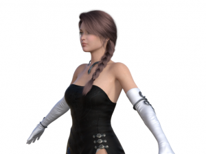 Agent Girl 02 Realistic Character 3D Модель
