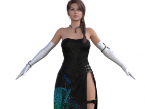 Agent Girl 02 Realistic Character 3D Модель