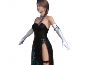 Agent Girl 02 Realistic Character 3D Модель