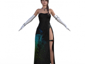 Agent Girl 02 Realistic Character 3D Модель