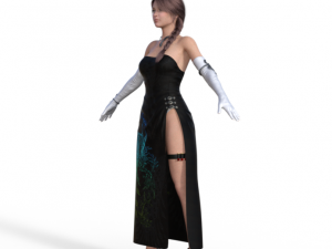 Agent Girl 02 Realistic Character 3D Модель