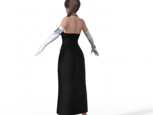 Agent Girl 02 Realistic Character 3D Модель