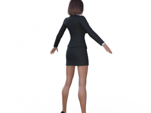 Angelina Jolie as Businesswoman Realistic Character 3D 모델