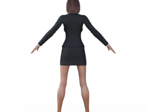 Angelina Jolie as Businesswoman Realistic Character 3D 모델