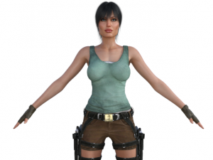 Angelina Jolie as Lara Croft Realistic Character 3Dモデル