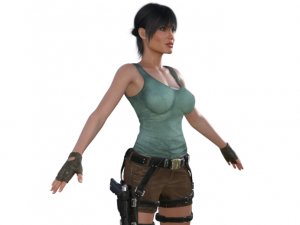 Angelina Jolie as Lara Croft Realistic Character 3Dモデル