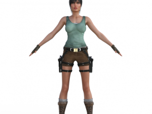 Angelina Jolie as Lara Croft Realistic Character 3Dモデル
