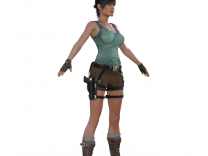 Angelina Jolie as Lara Croft Realistic Character 3Dモデル