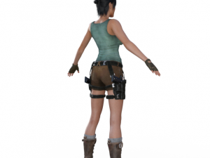 Angelina Jolie as Lara Croft Realistic Character 3Dモデル