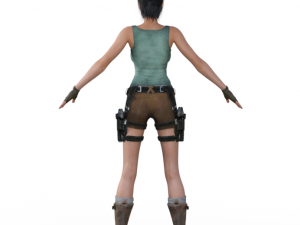 Angelina Jolie as Lara Croft Realistic Character 3Dモデル