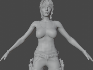 Angelina Jolie as Lara Croft Realistic Character 3Dモデル