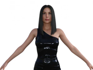 Gal Gadot Ger&ccedil;ek&ccedil;i Karakter 3D Model