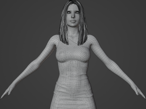 Gal Gadot Realistic Character 3Dモデル