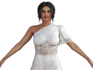 Priyanka Chopra Realistic Character 3D Model
