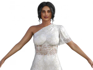 Priyanka Chopra Ger&ccedil;ek&ccedil;i Karakter 3D Model