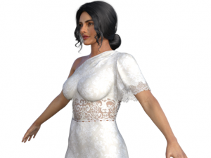 Priyanka Chopra Realistic Character 3D Modell
