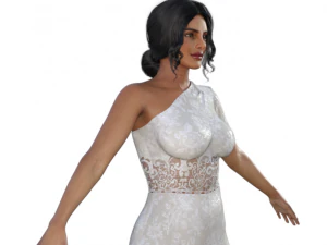 Priyanka Chopra Realistic Character 3D Model
