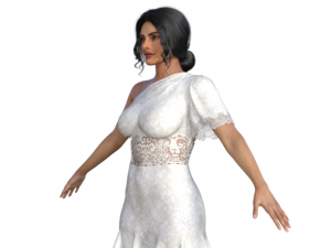 Priyanka Chopra Realistic Character 3D Modell