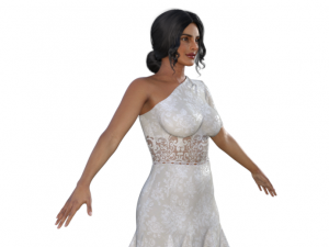 Priyanka Chopra Realistic Character 3D Modell