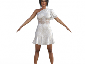 Priyanka Chopra Realistic Character 3D Modell