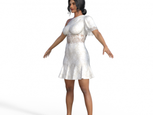 Priyanka Chopra Realistic Character 3D Modell