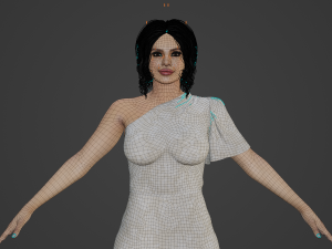 Priyanka Chopra Realistic Character 3D Modell