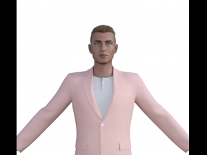 Winsley Realistic Character 3D मॉडल
