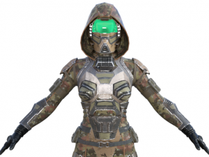 Sci-fi Soldier Combat Suit | 3D model