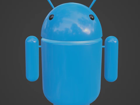 Android Robot 01 3D Model