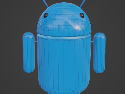 Android Robot 01 Modelo 3D