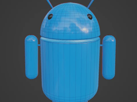 Android Robot 01 3D Model