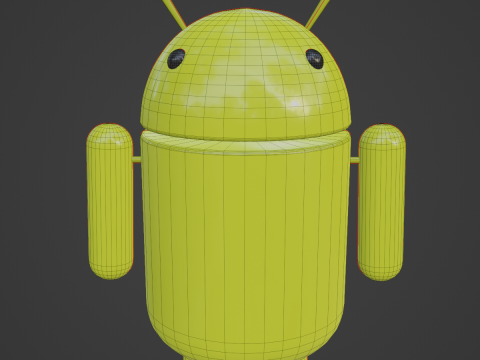 Android Robot 03 3Dモデル