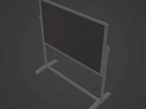 Tableau noir Modèle 3D