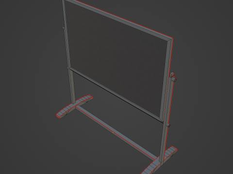 Blackboard 3D Model
