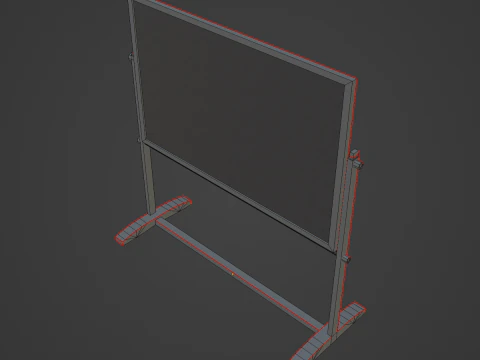 Tableau noir Modèle 3D