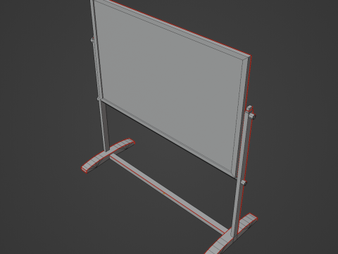 Blackboard 3D Model