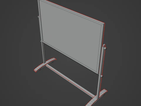 Tableau noir Modèle 3D