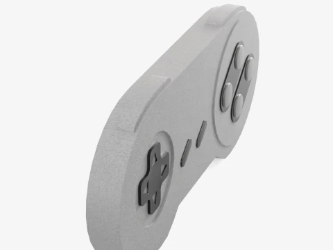 Classic Game Controller 01 3D Model