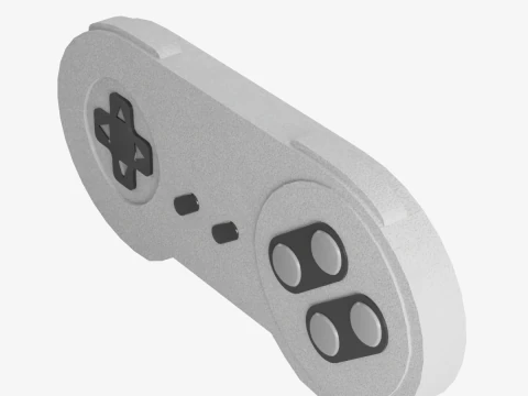 Classic Game Controller 01 3D Model