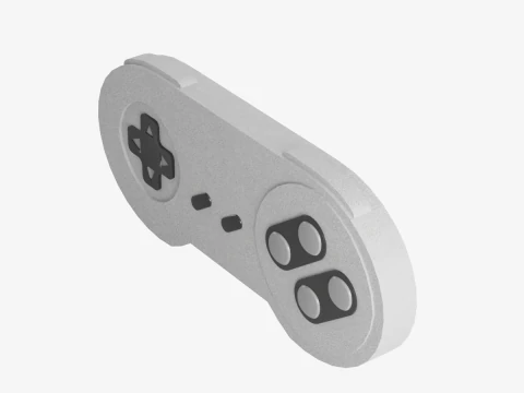 Classic Game Controller 01 3D Model